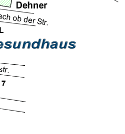 Teil der Anfahrtsskizze